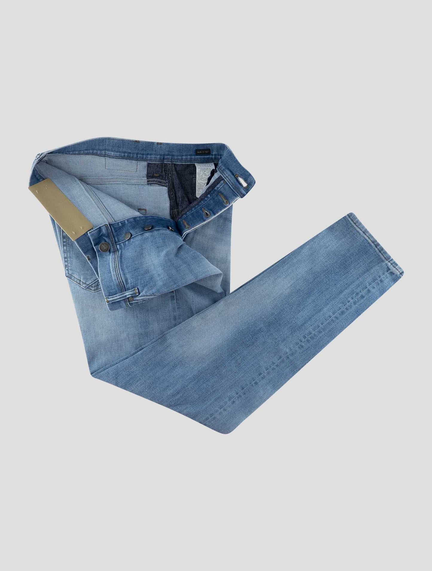 Incotex Light Blue Cotton Ea Jeans
