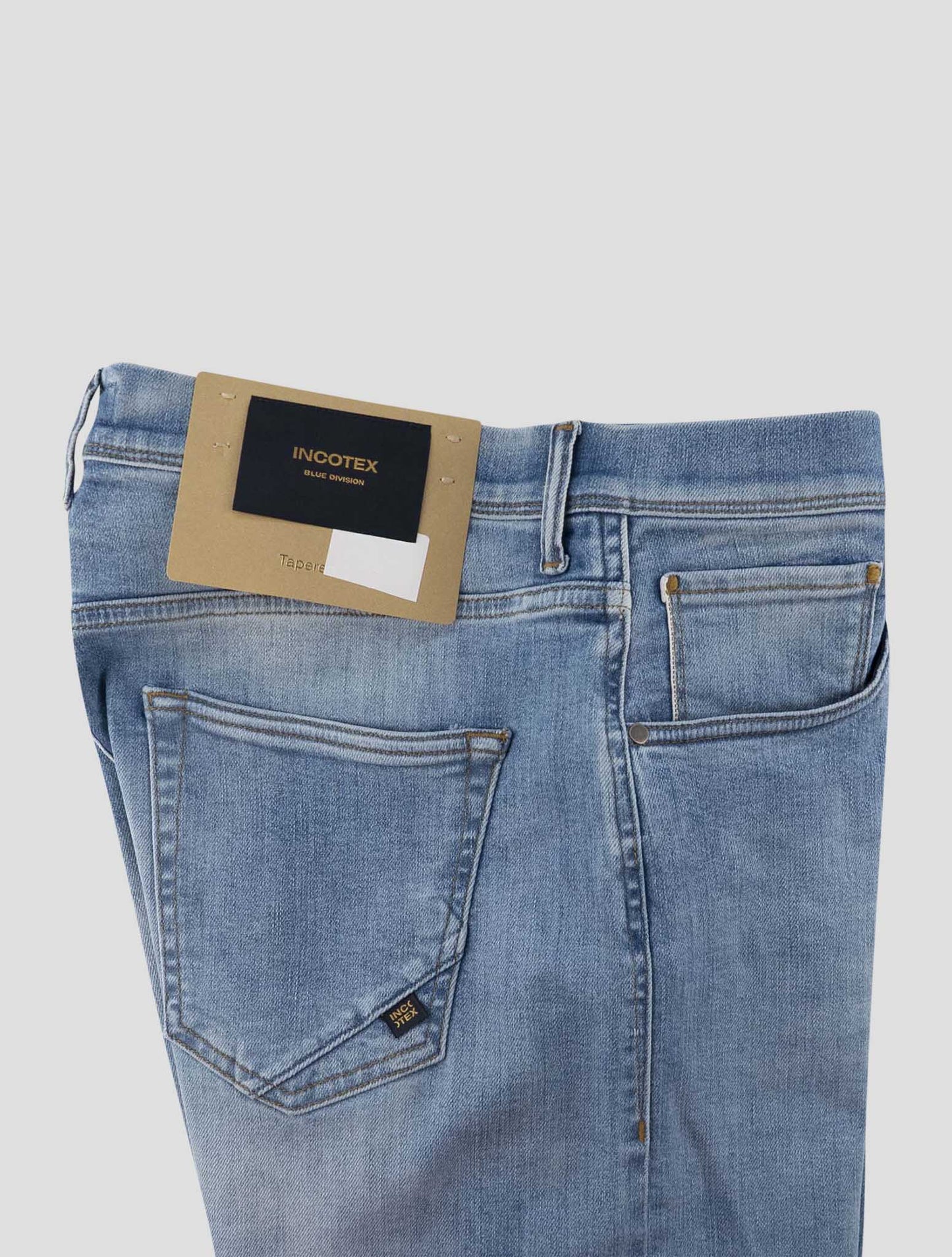 Incotex Light Blue Cotton Ea Jeans