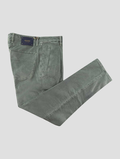 Incotex Green Cotton Ea Pants