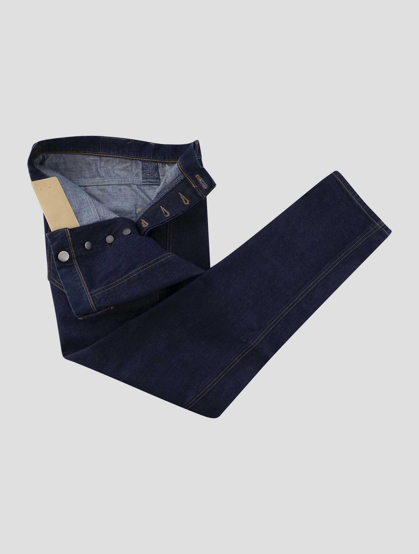 Incotex Blue Cotton Jeans