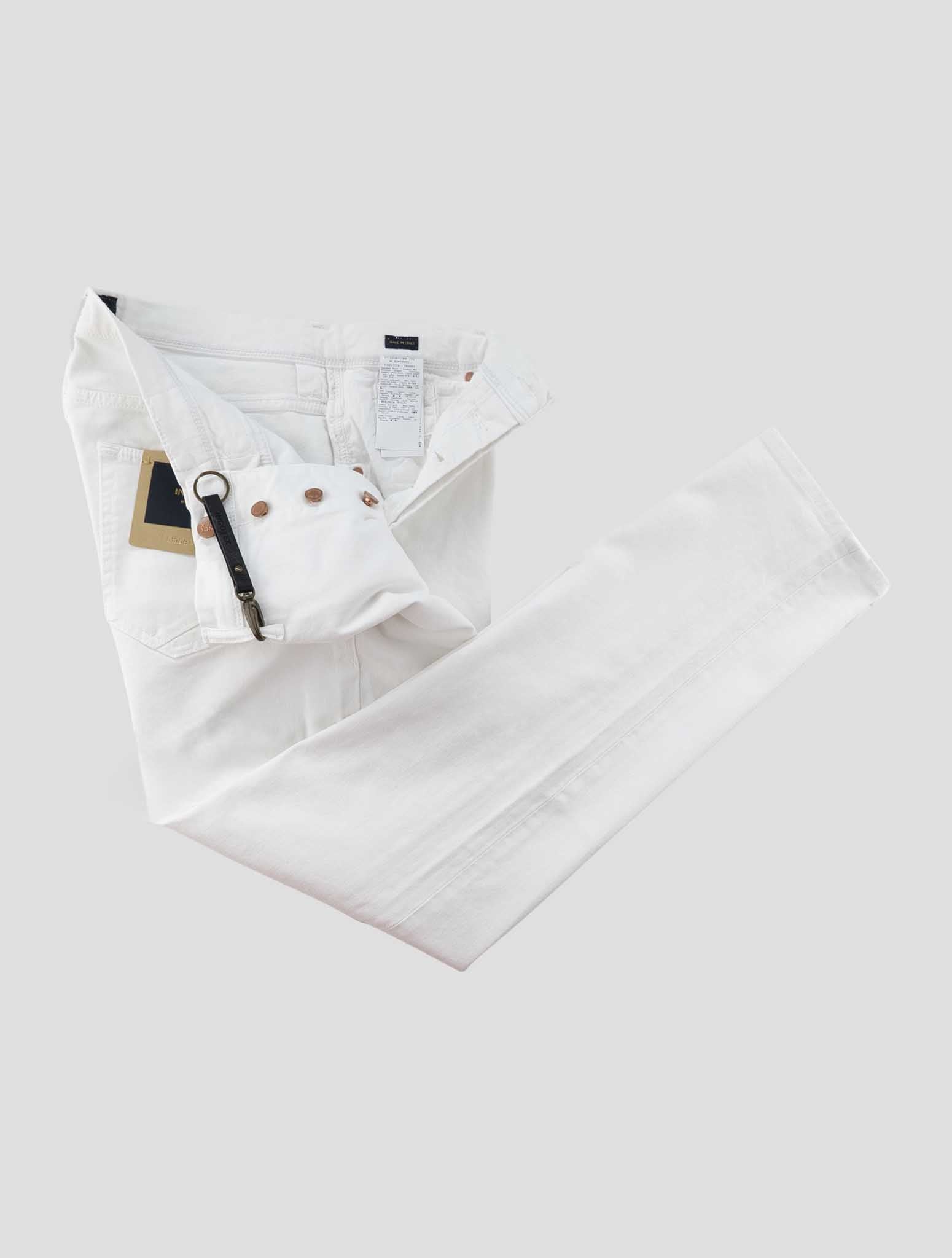 Incotex Whote Cotton Ea Jeans