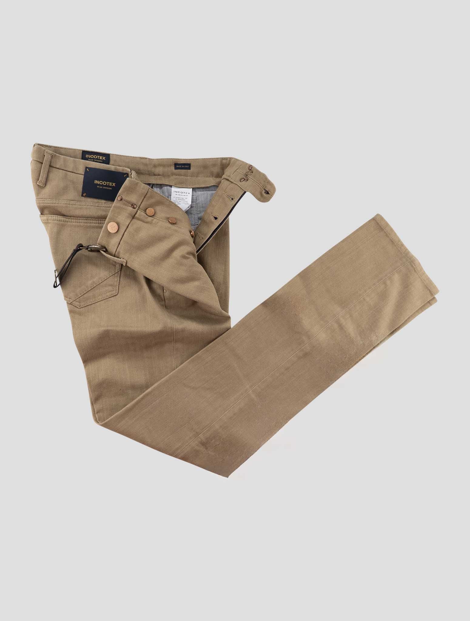 Incotex Beige Cotton Ea Pants