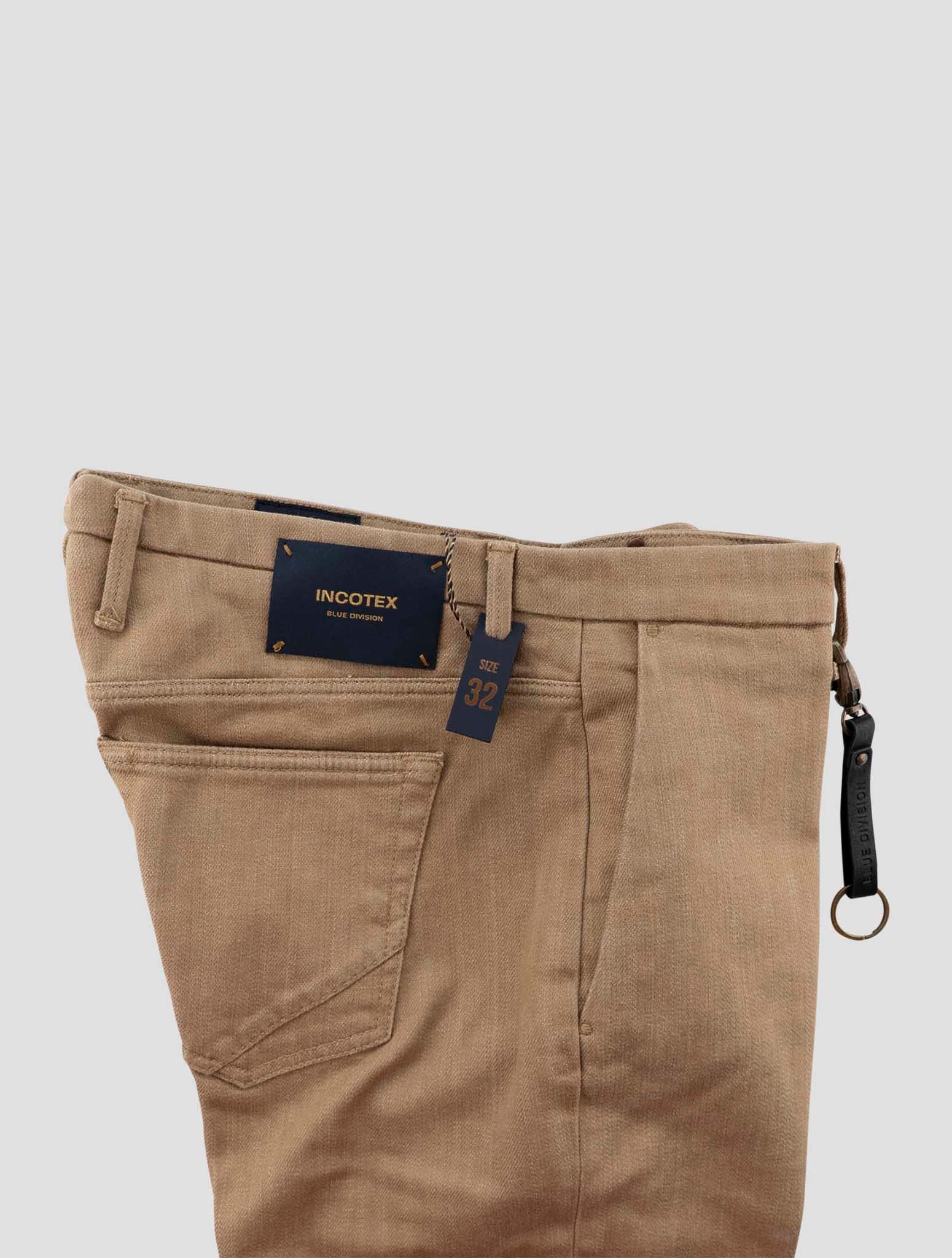 Incotex Beige Cotton Ea Pants