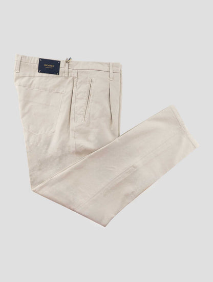 Incotex Beige Cotton Linen Ea Pants