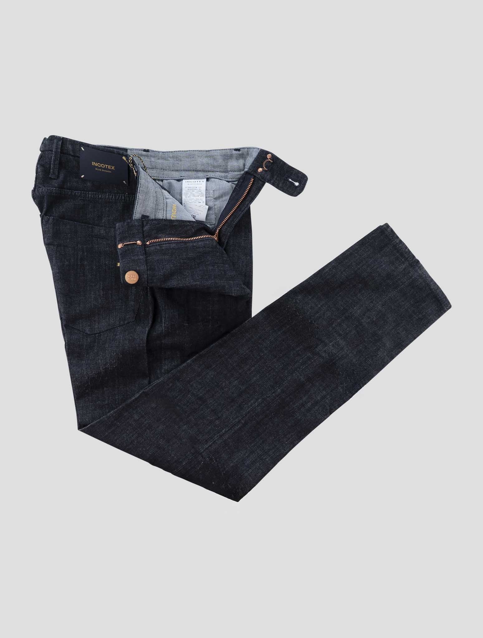 Incotex Blue Cotton Ea Limited Edition Jeans