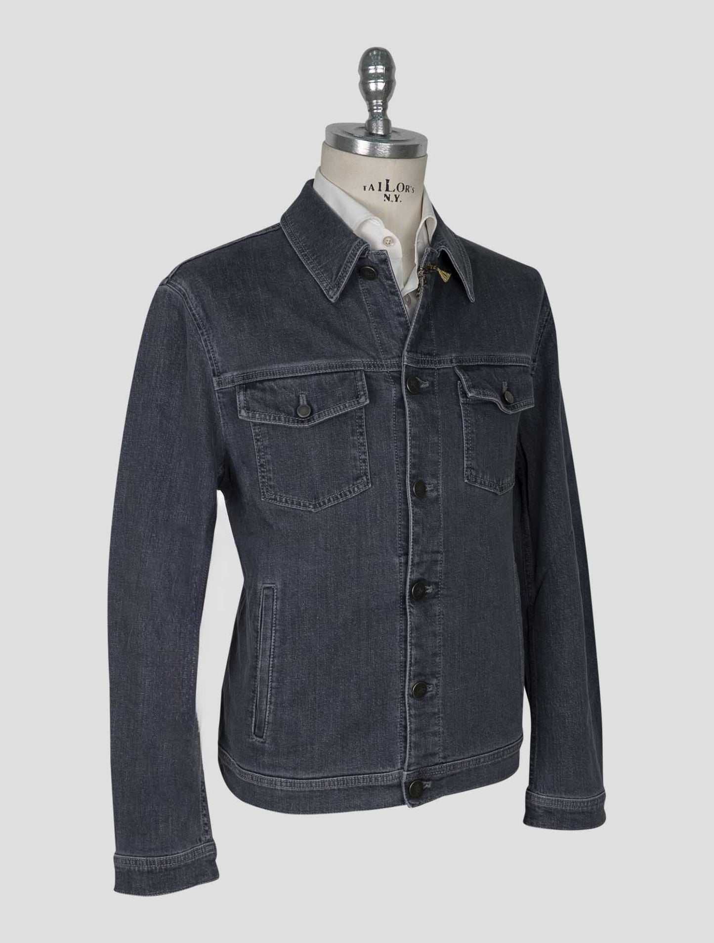 Incotex Gray Cotton Ea Shirt