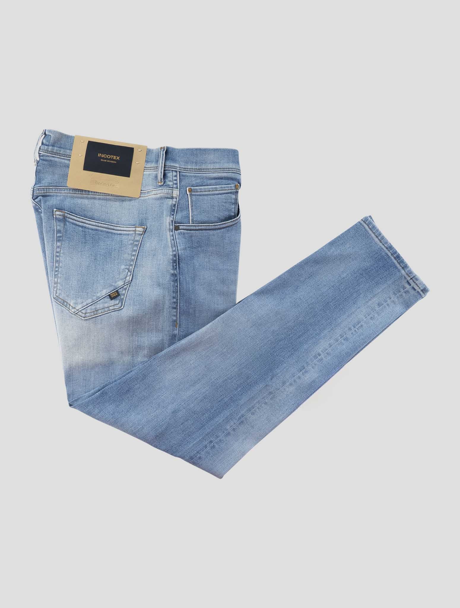 Incotex Blue Cotton Els Ea Jeans