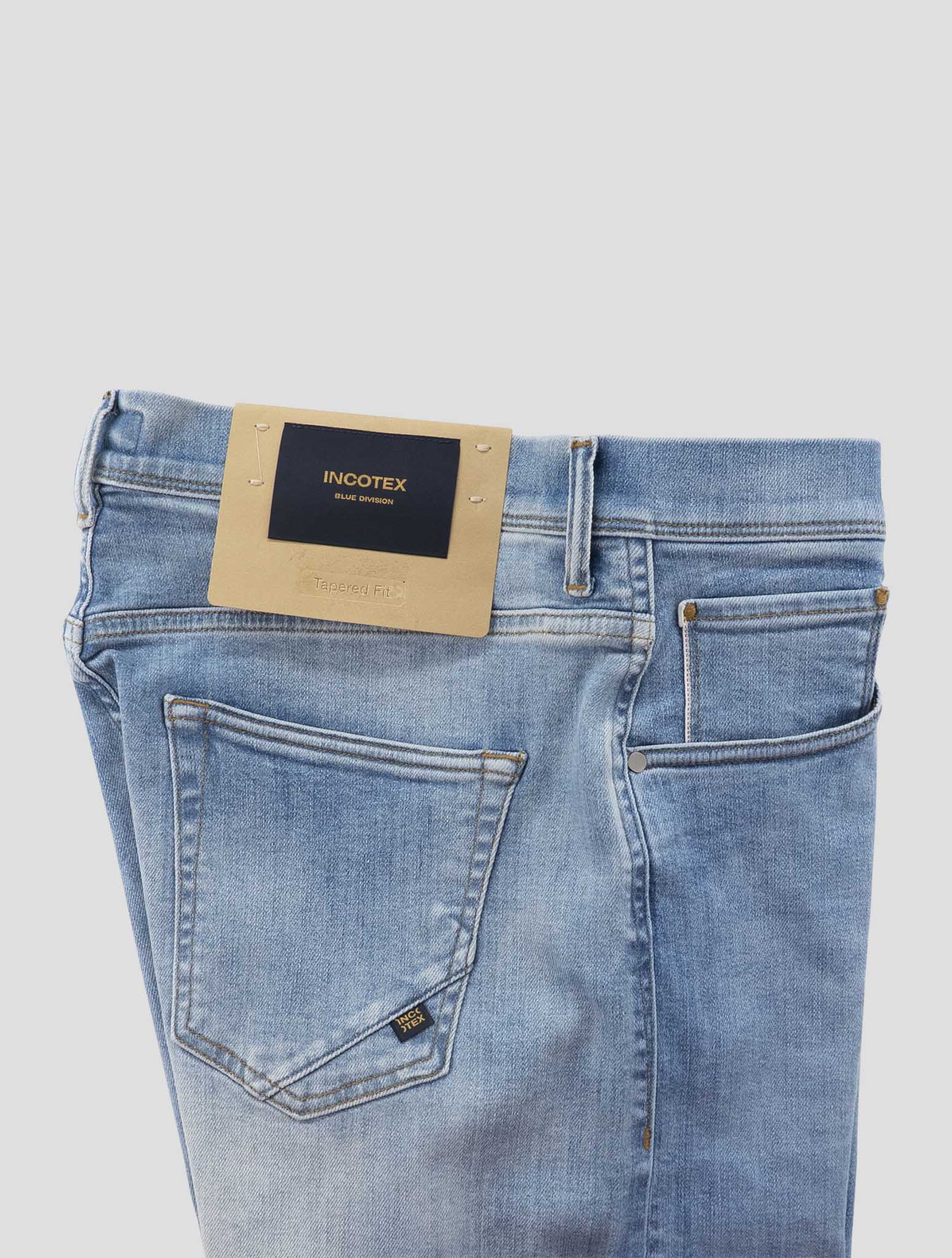 Incotex Blue Cotton Els Ea Jeans