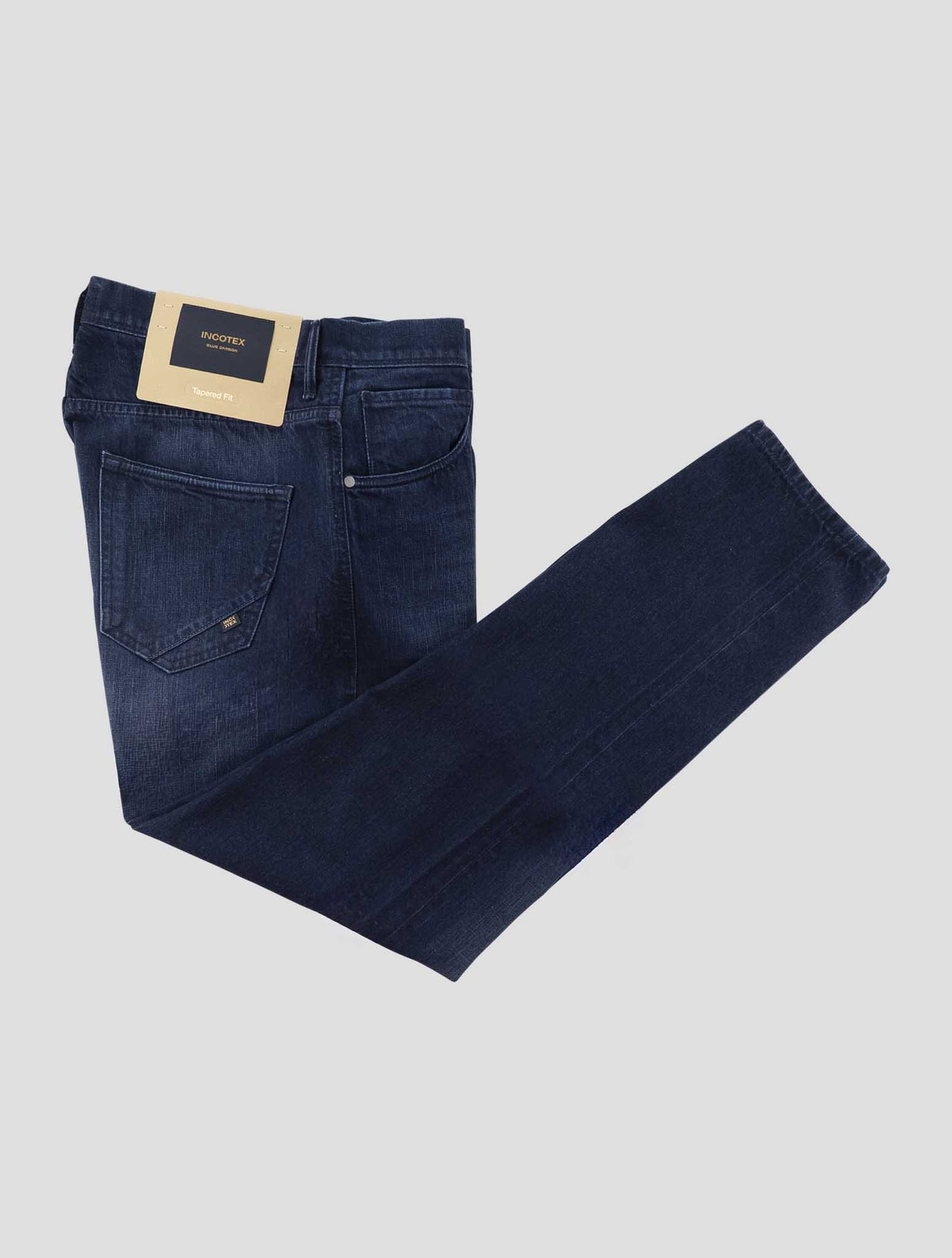 Incotex Blue Cotton Jeans