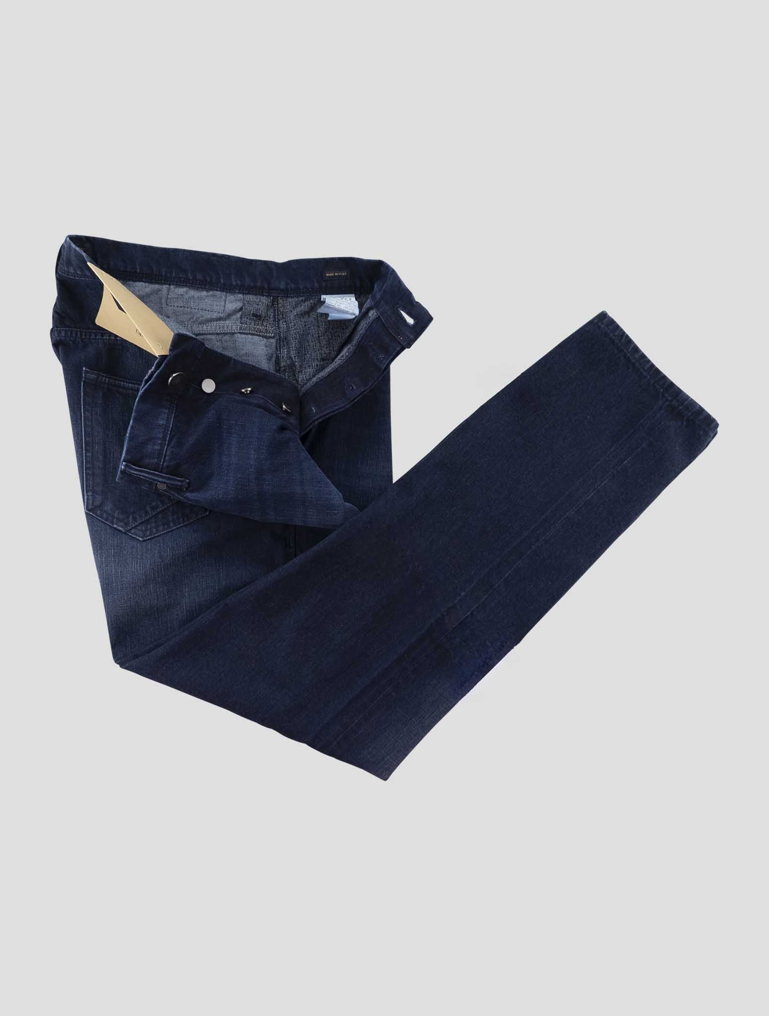 Incotex Blue Cotton Jeans
