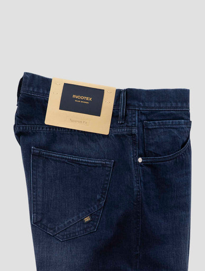 Incotex Blue Cotton Jeans