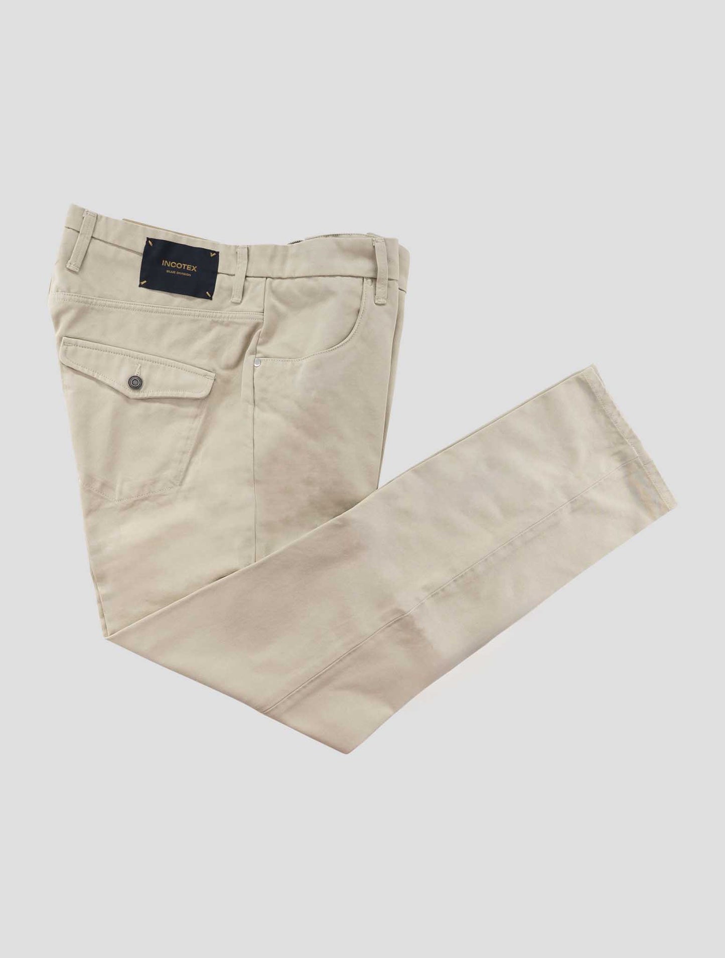 Incotex Beige Cotton Jeans