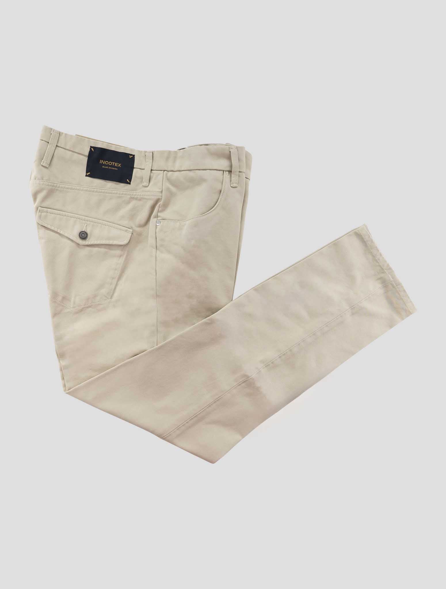 Incotex Beige Cotton Jeans