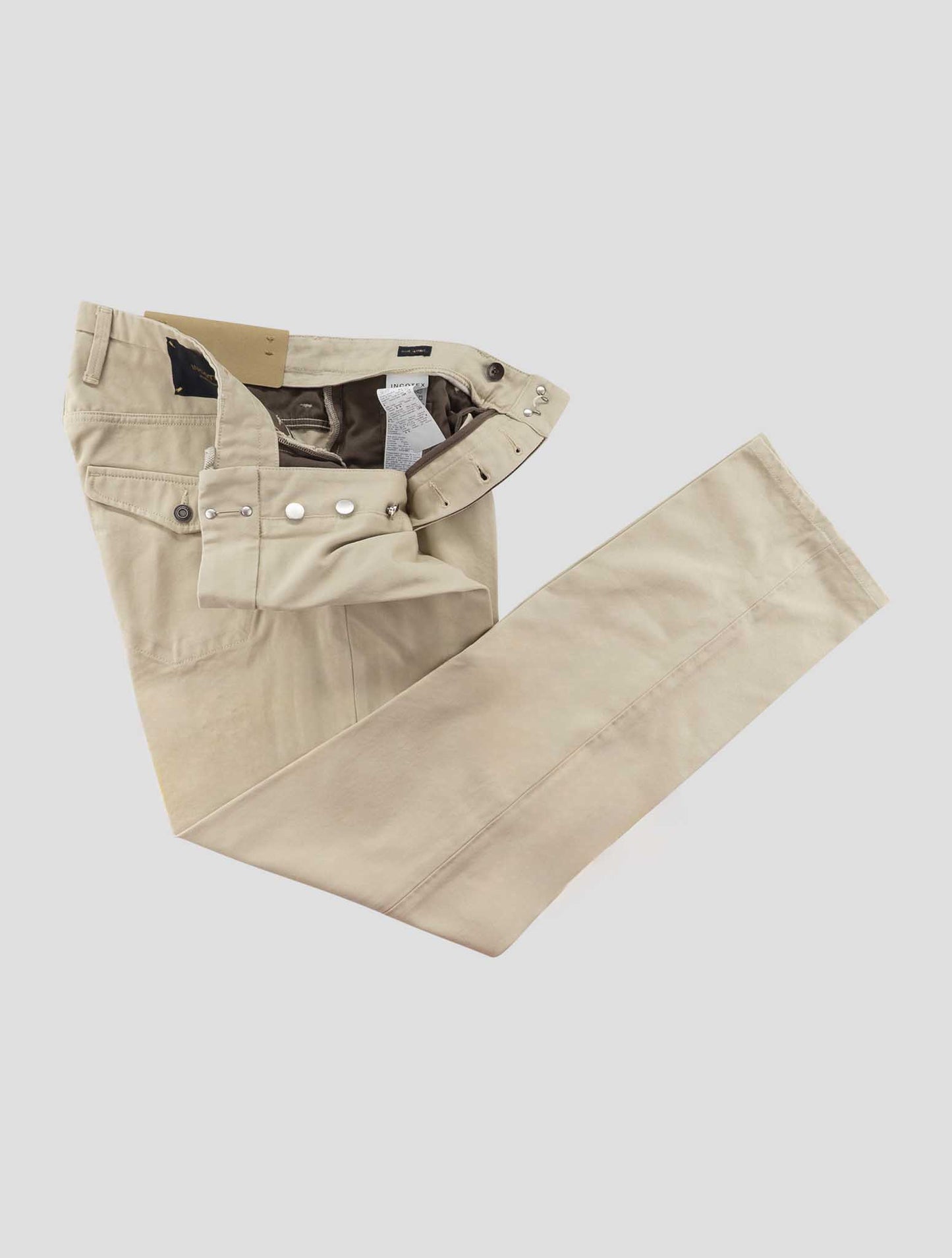 Incotex Beige Cotton Jeans