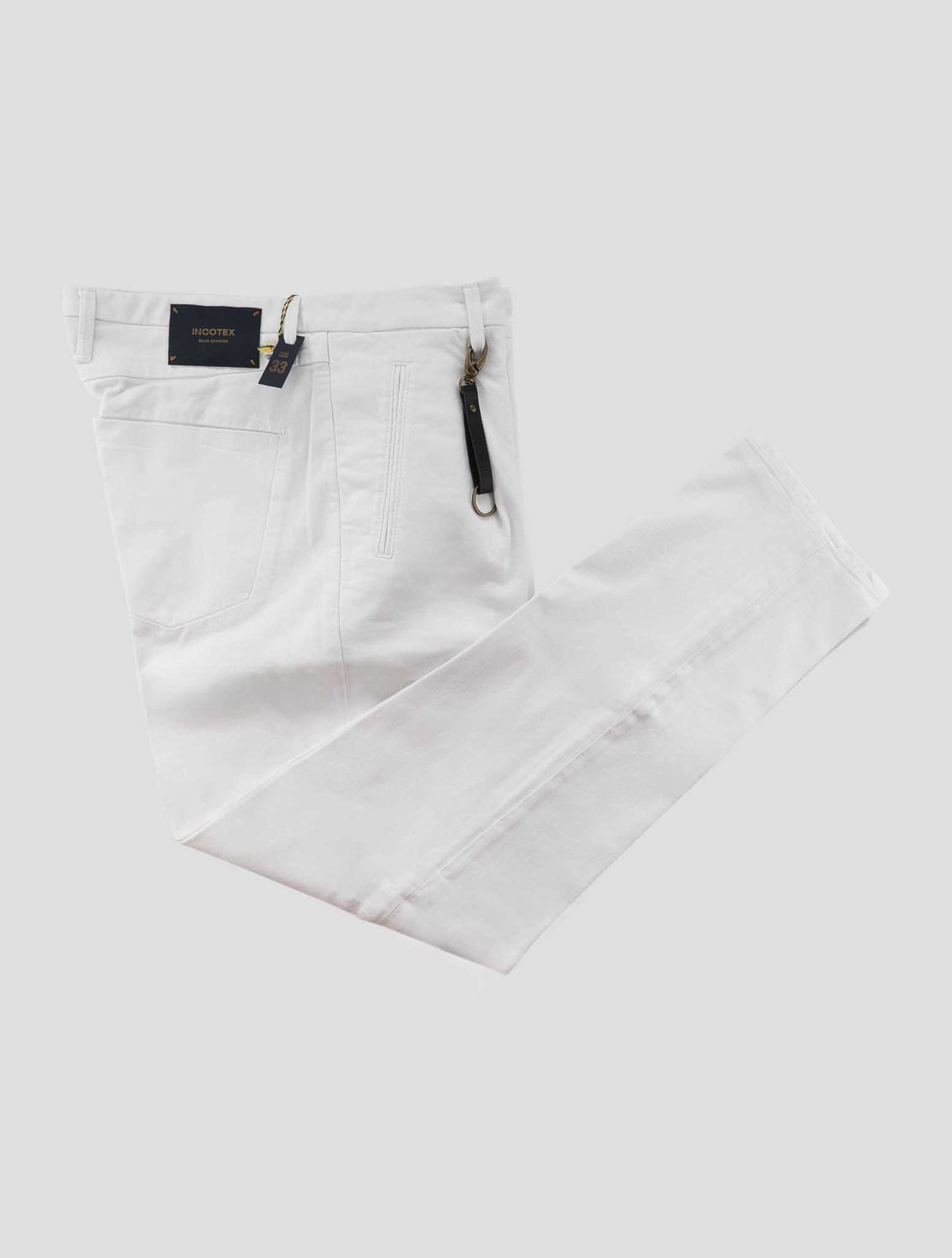 Incotex White Cotton Ea Jeans
