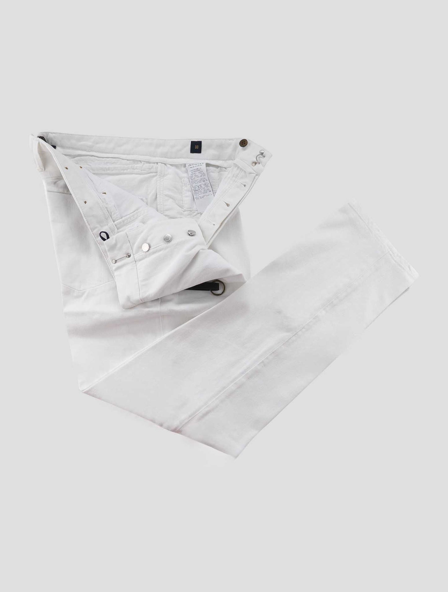 Incotex White Cotton Ea Jeans