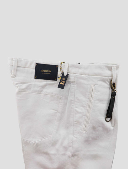 Incotex White Cotton Ea Jeans