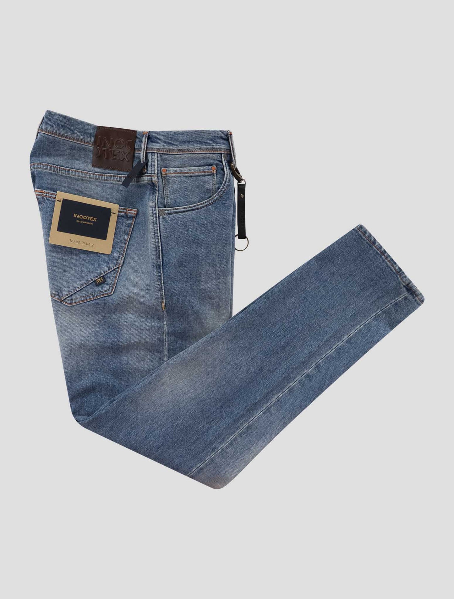 Incotex Light Blue Cotton Ea Jeans