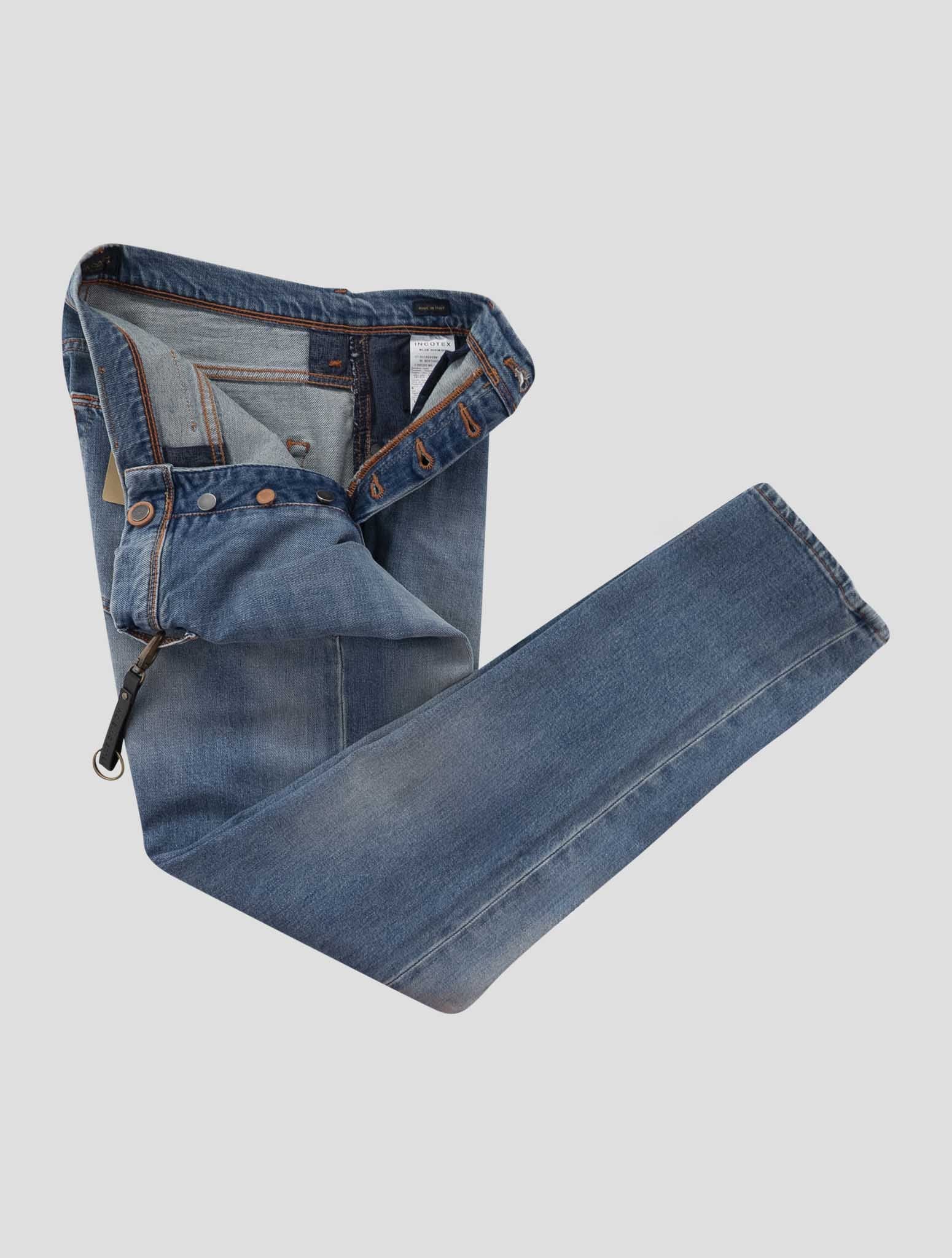 Incotex Light Blue Cotton Ea Jeans