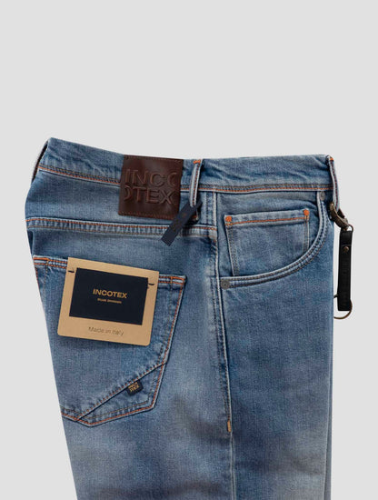 Incotex Light Blue Cotton Ea Jeans