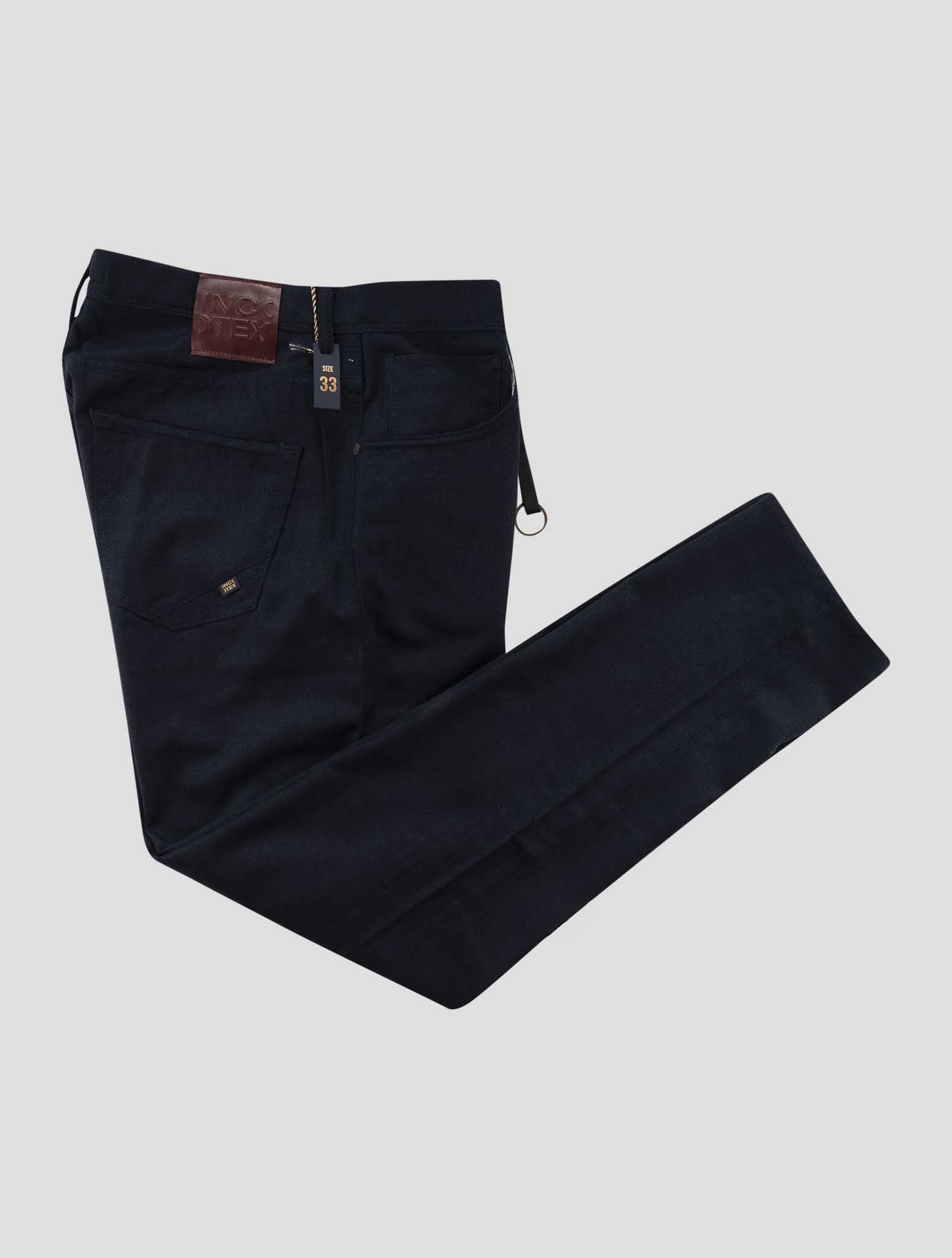 Incotex Blue Virgin Wool Jeans