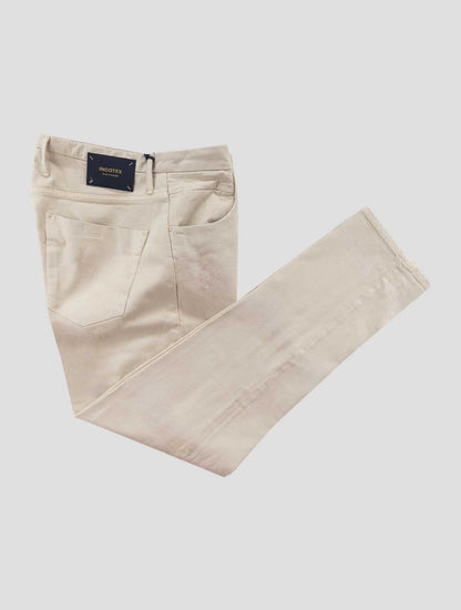 Incotex Beige Cotton Ea Jeans