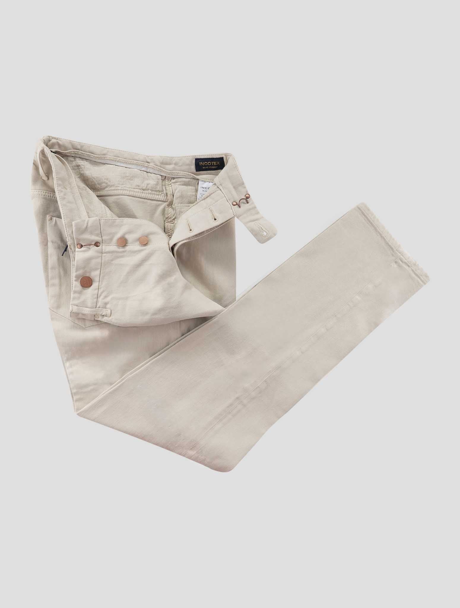 Incotex Beige Cotton Ea Jeans