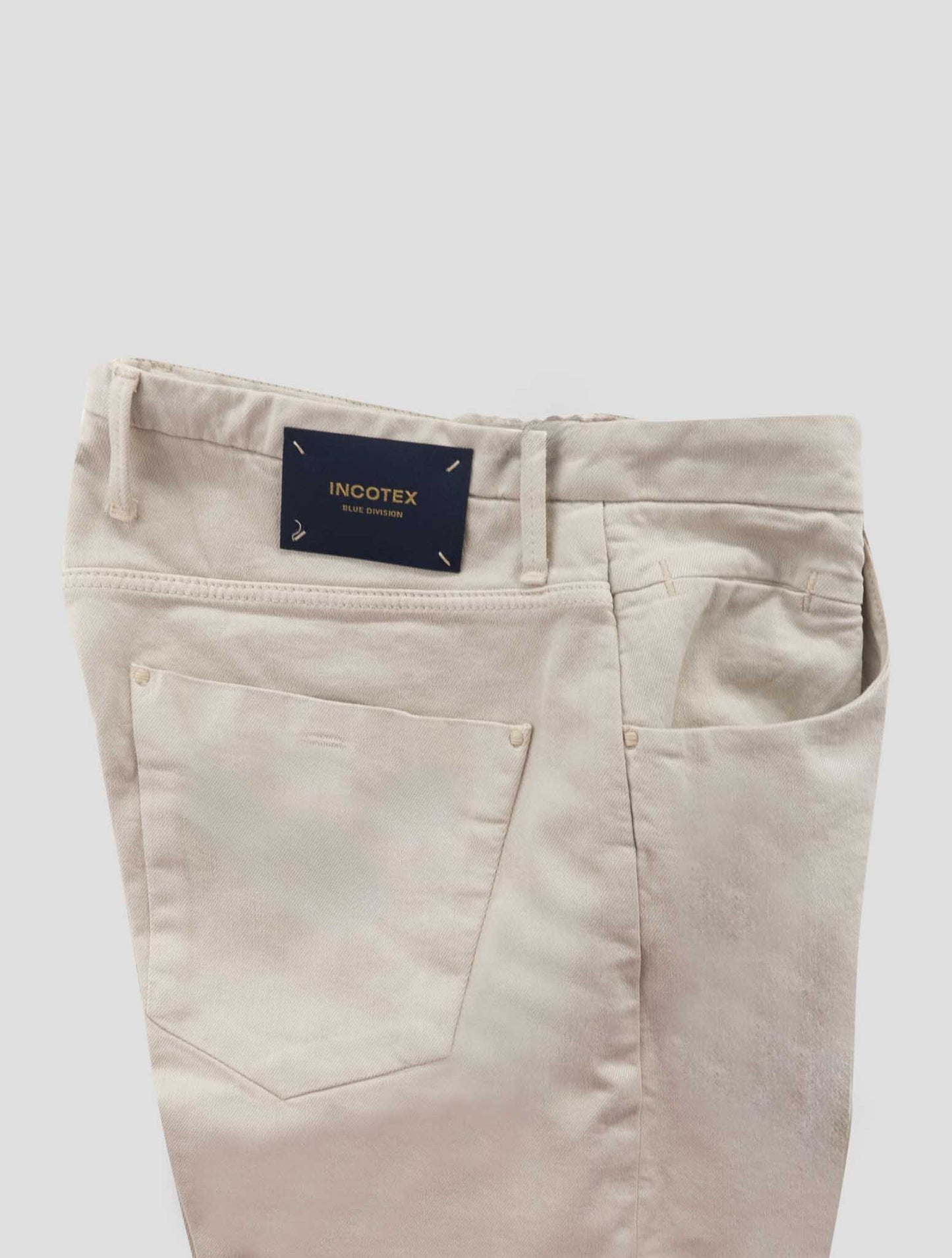 Incotex Beige Cotton Ea Jeans