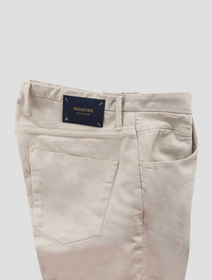 Incotex Beige Cotton Ea Jeans