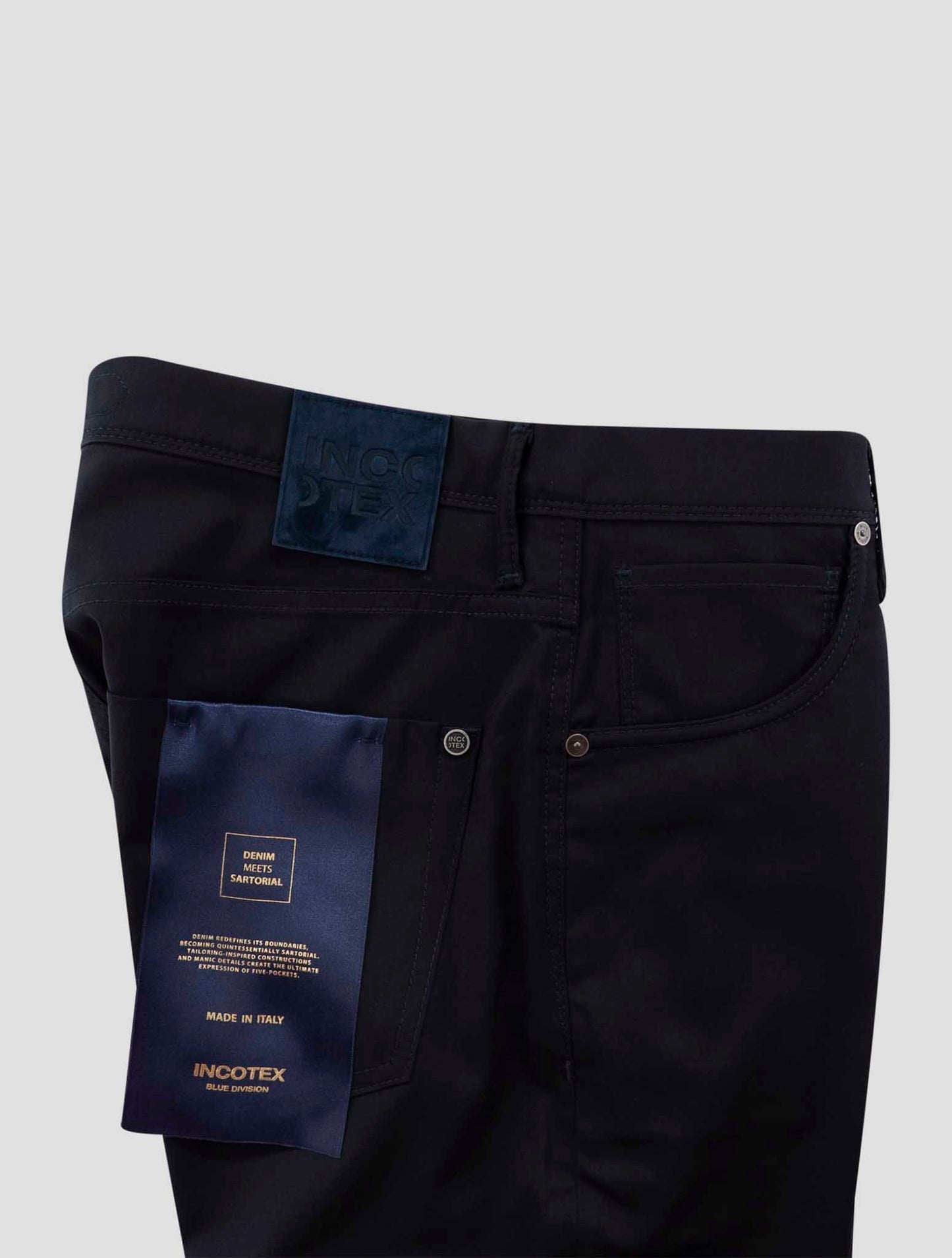 Incotex Dark Blue Virgin Wool Ea Jeans