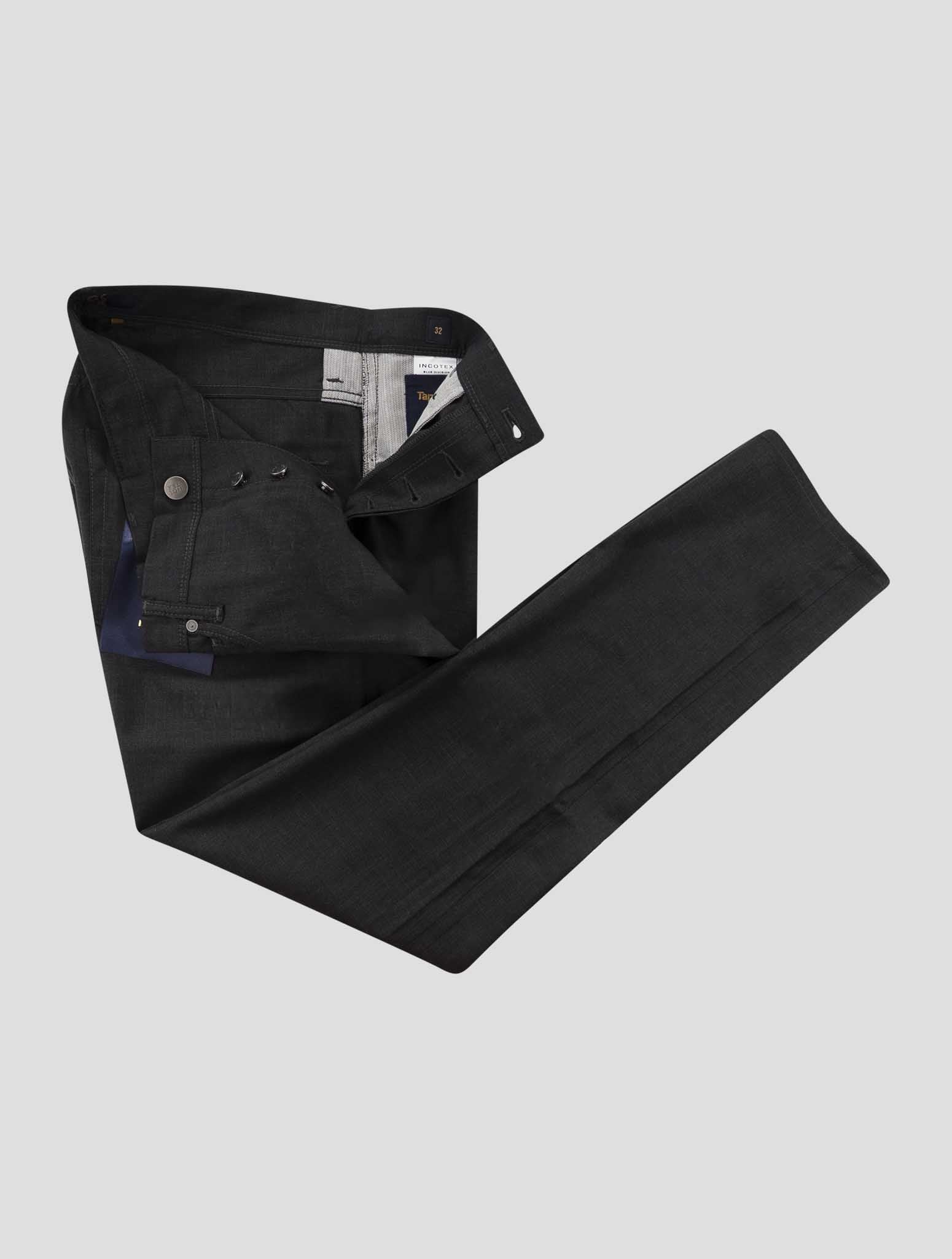 Incotex Dark Gray Virgin Wool Ea Jeans