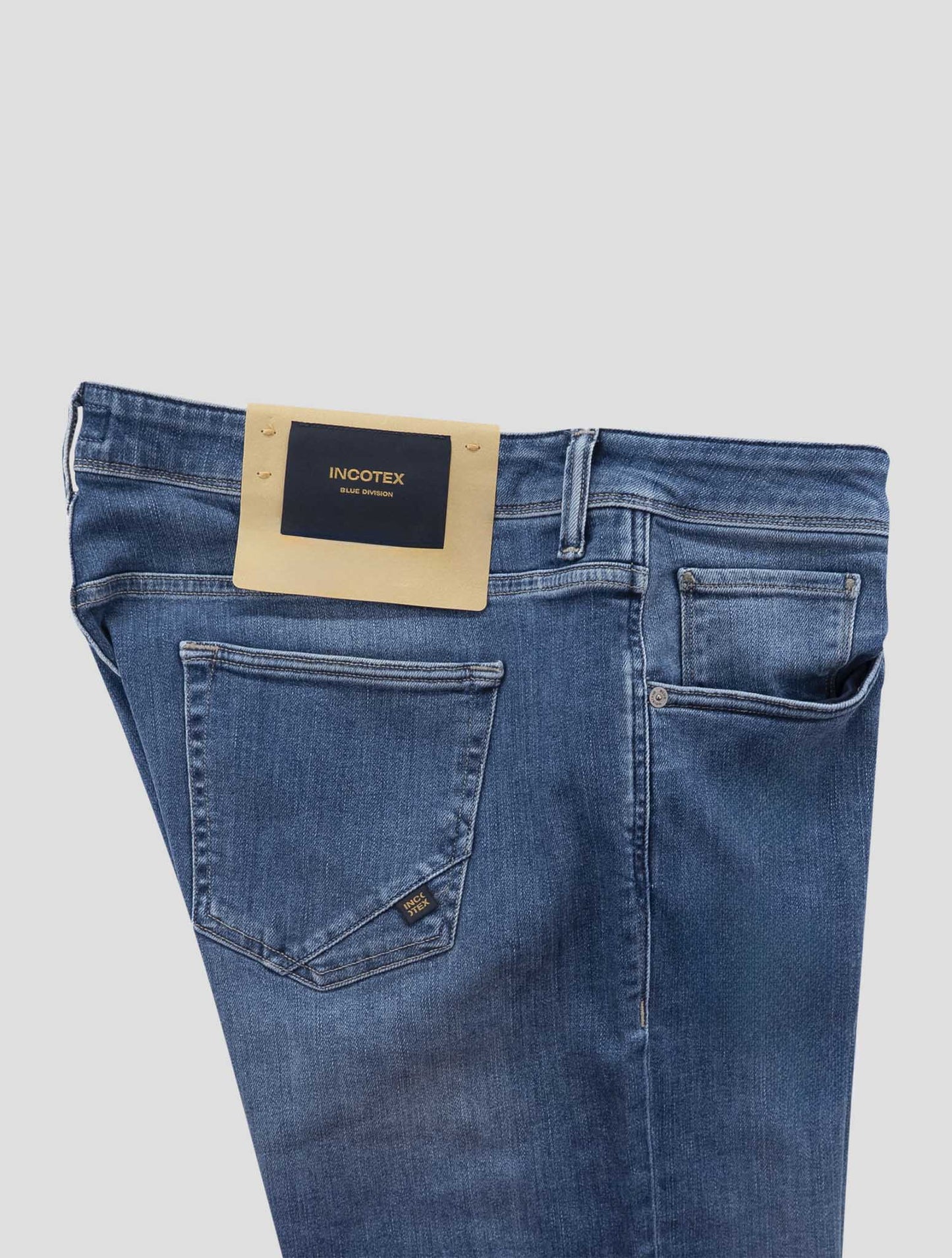 Incotex Blue Cotton Els Ea Jeans