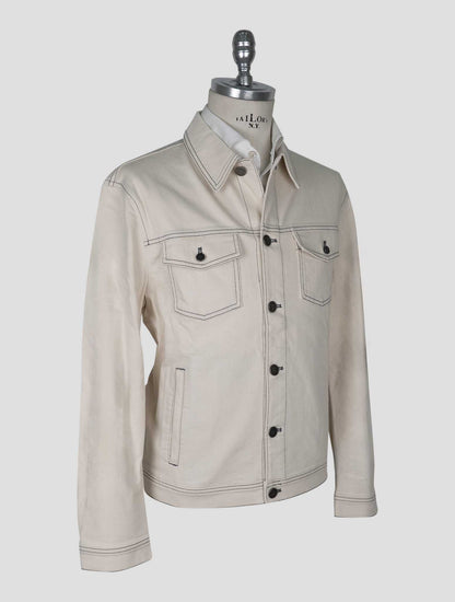 Incotex  Beige Cotton Ea Overshirt
