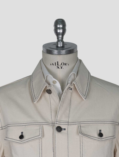 Incotex  Beige Cotton Ea Overshirt