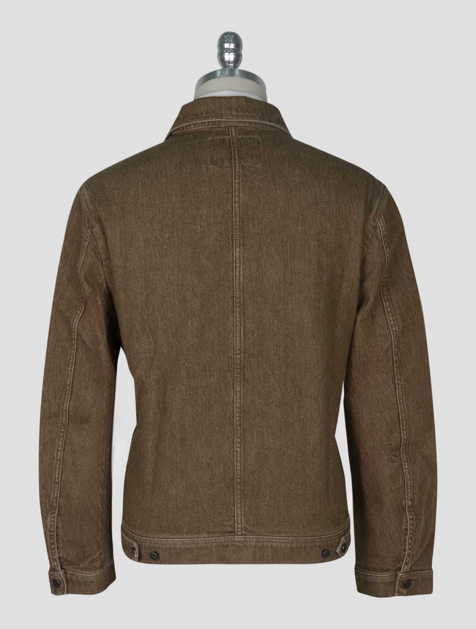 Incotex  Brown Cotton Ea Overshirt
