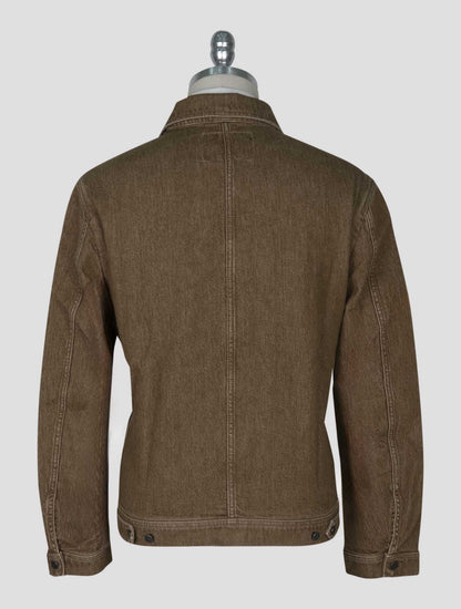 Incotex  Brown Cotton Ea Overshirt