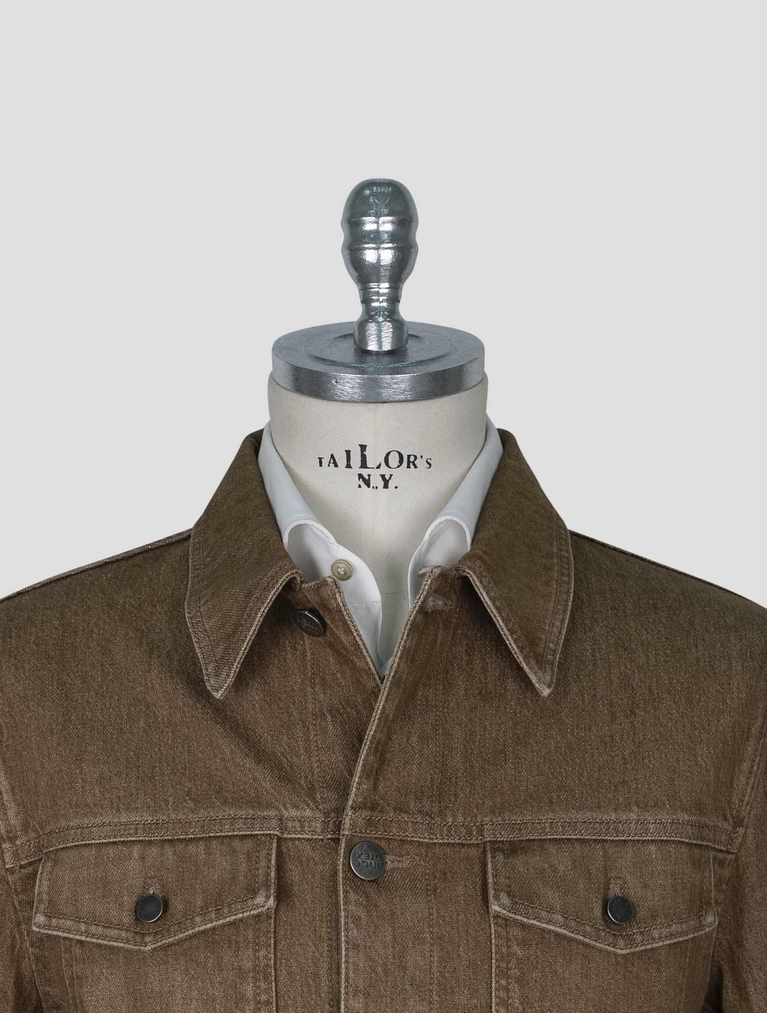 Incotex  Brown Cotton Ea Overshirt