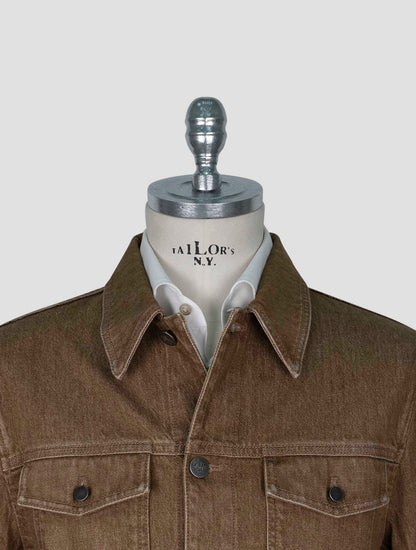 Incotex  Brown Cotton Ea Overshirt