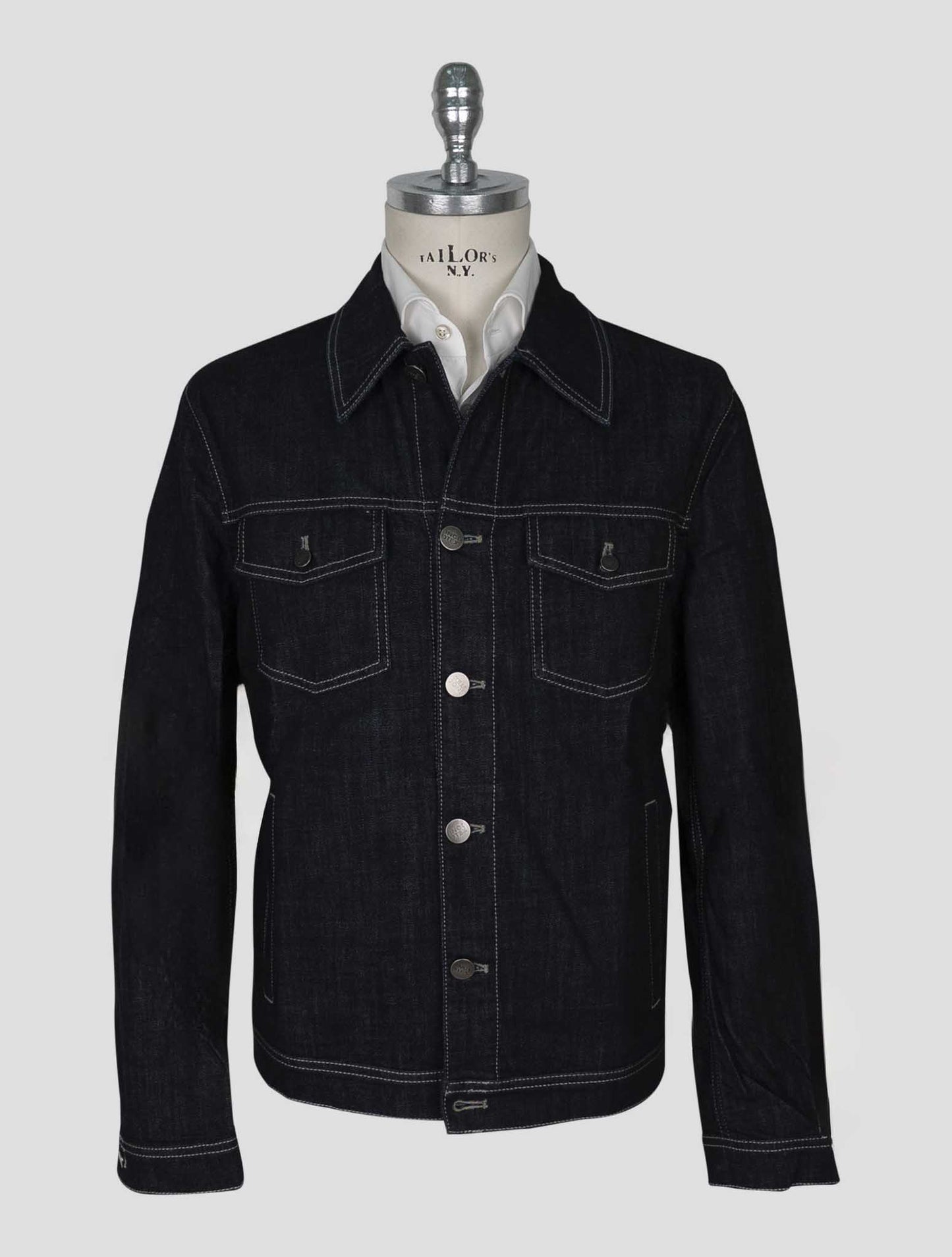 Incotex  Blue Cotton Ea Overshirt