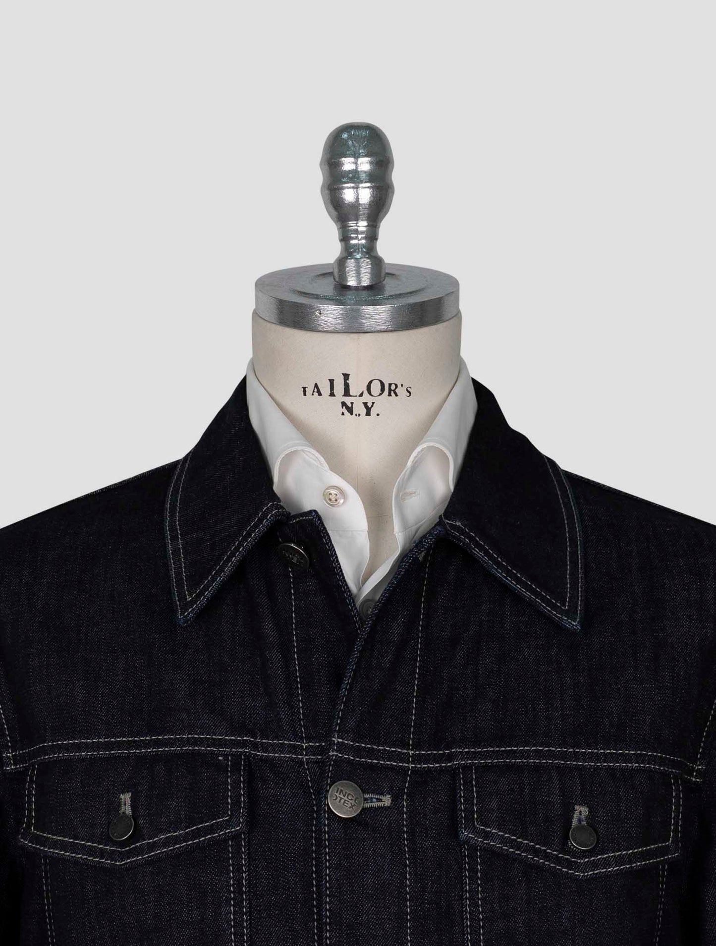 Incotex  Blue Cotton Ea Overshirt