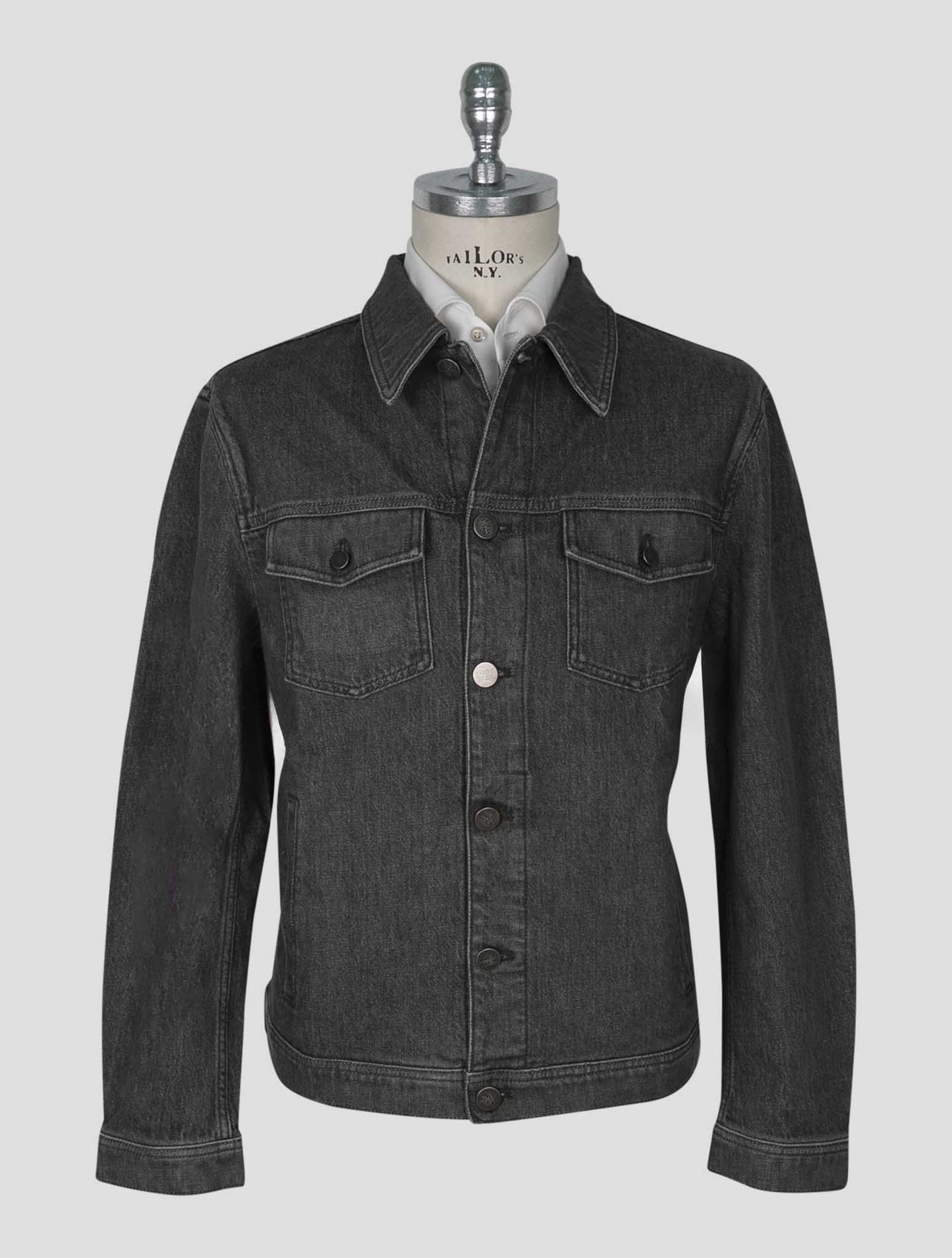 Incotex  Gray Cotton Ea Overshirt