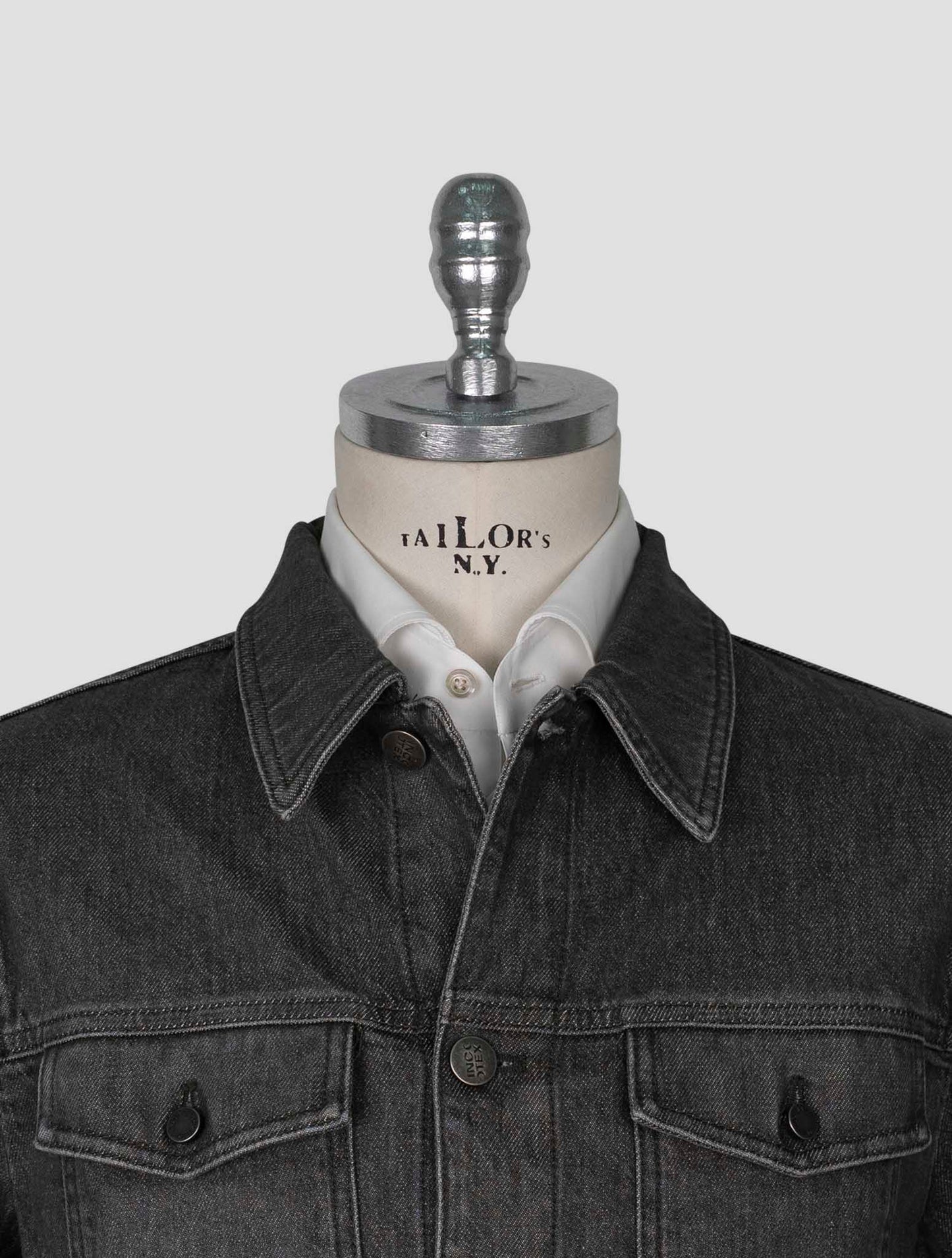 Incotex  Gray Cotton Ea Overshirt