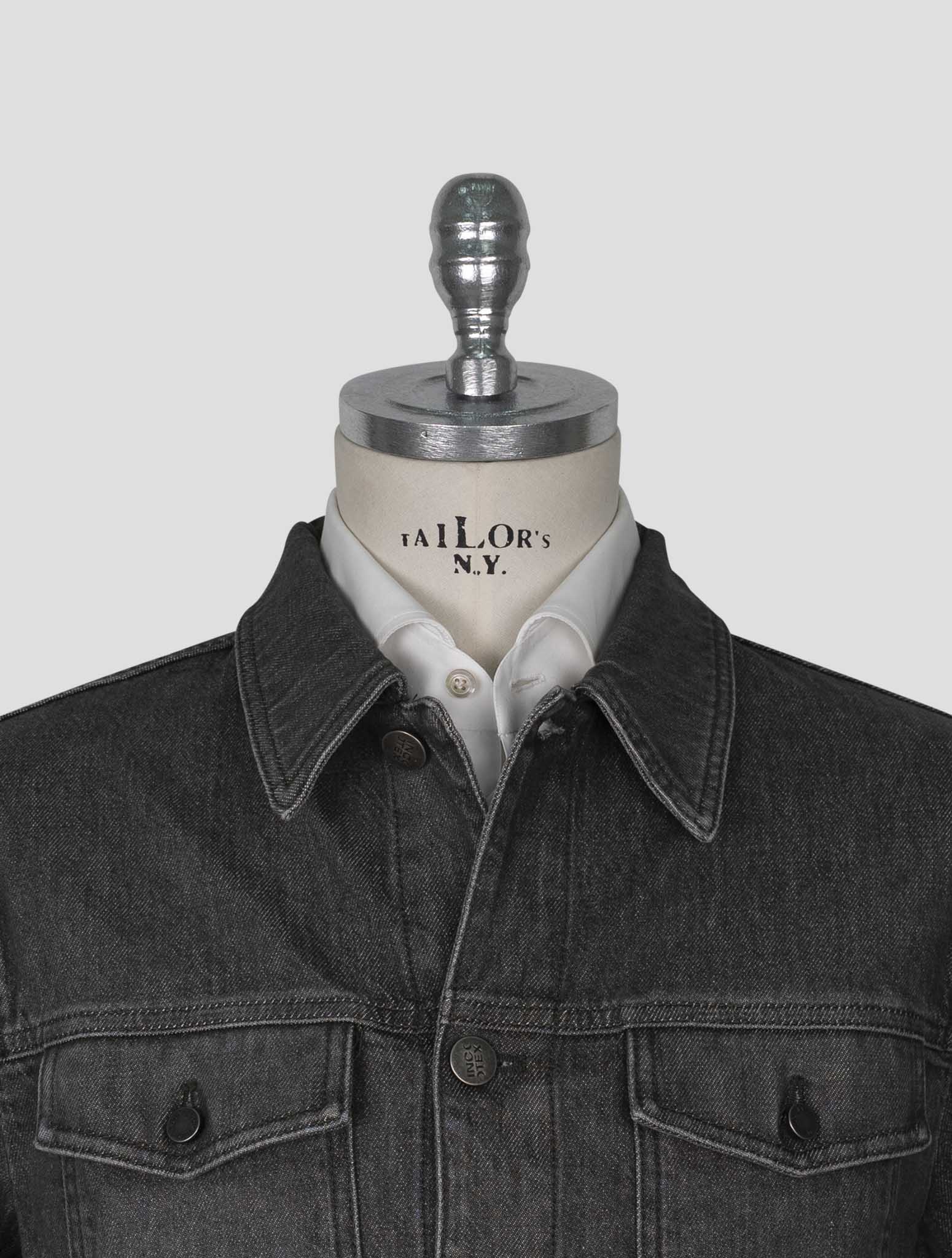 Incotex  Gray Cotton Ea Overshirt