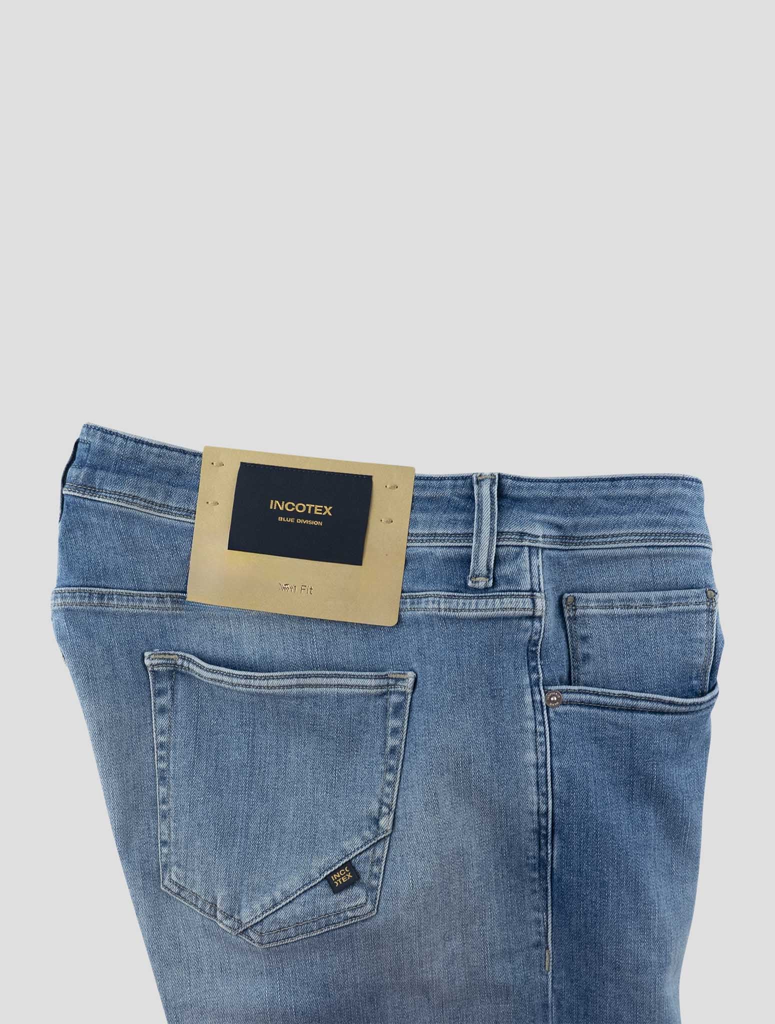 Incotex Blue Cotton Ea Jeans