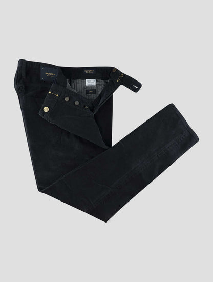Incotex Blue Cotton Ea Velvet Jeans