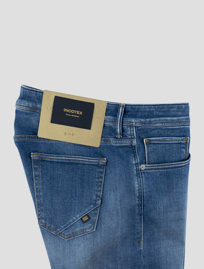 Incotex Blue Cotton Els Ea Jeans