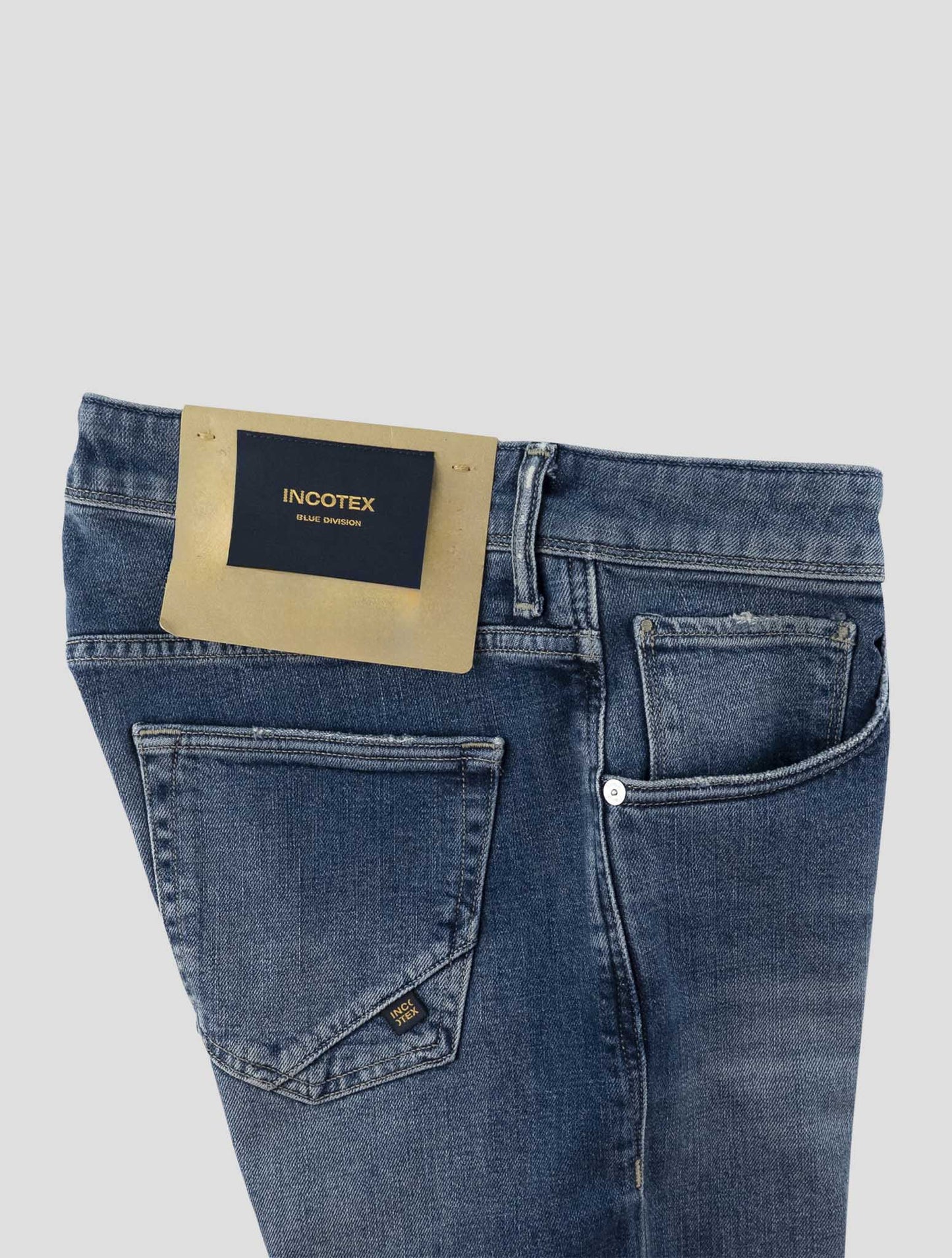 Incotex Blue Cotton Ea Jeans