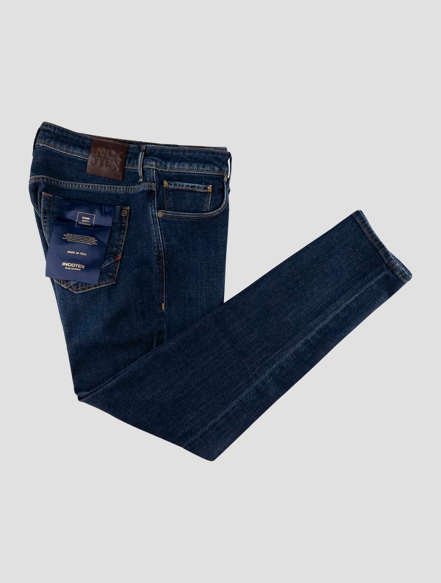 Incotex Blue Cotton Ea Jeans