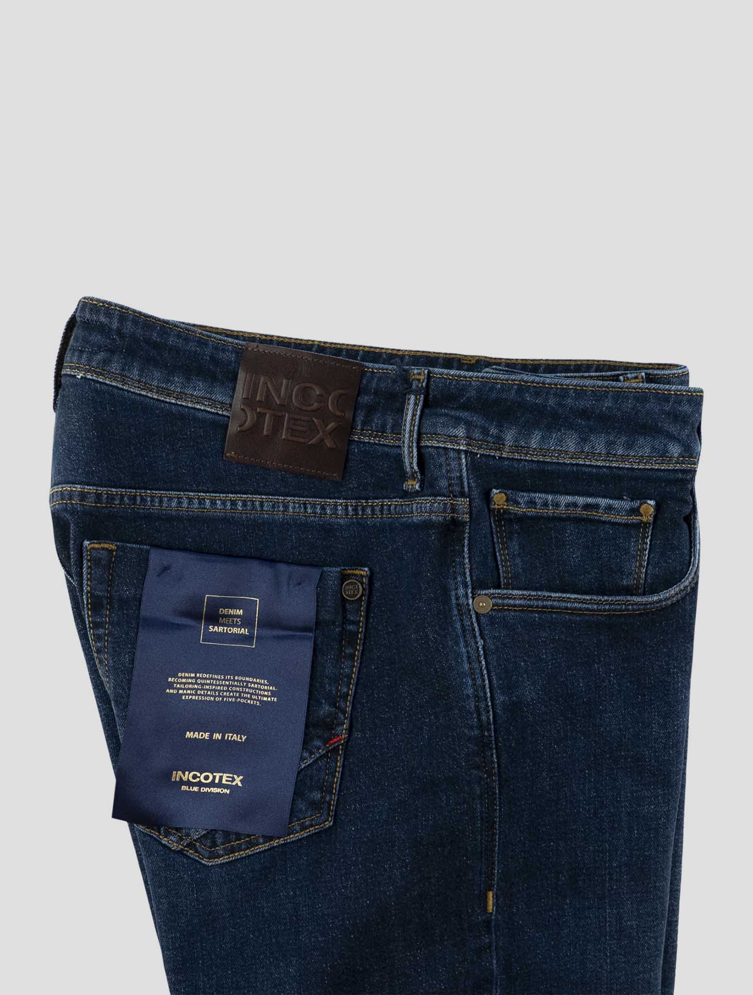 Incotex Blue Cotton Ea Jeans