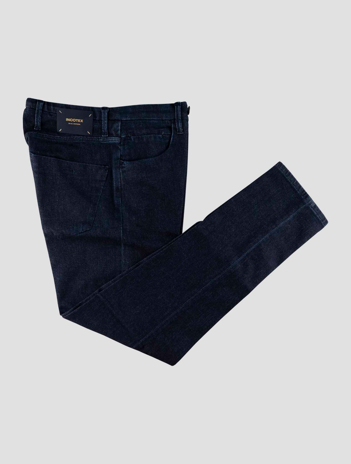Incotex Dark Blue Cotton Cashmere Ea Jeans